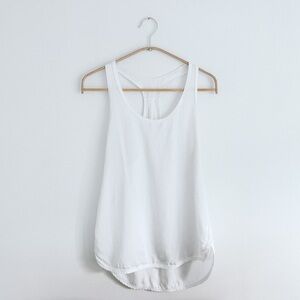 Lululemon Principle Tank White Tencel - Size